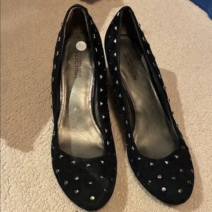 Kenneth Cole Reaction Black Studded Heels👵MT